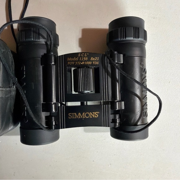 Simons Black Binoculars with Case - Picture 3 of 7